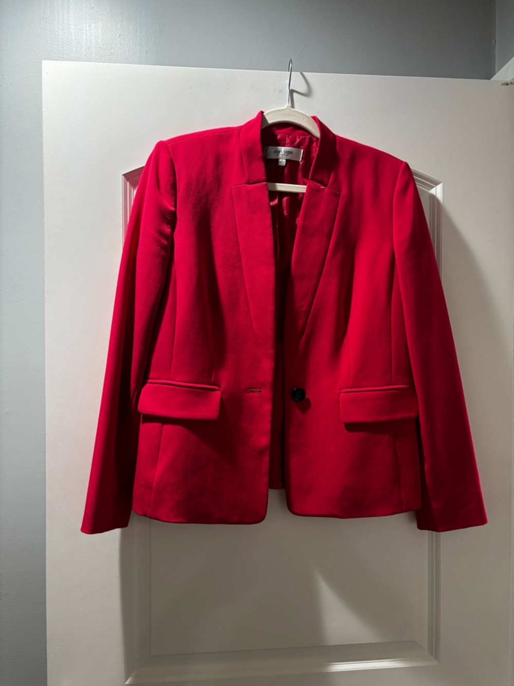 Jones Studio Bright Pink Single-Button Blazer
